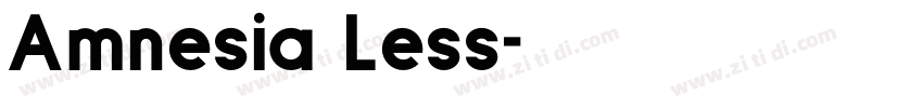Amnesia Less字体转换